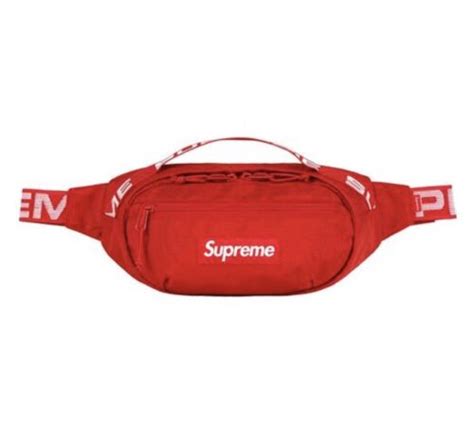 supreme waist bag fake ss18|red supreme fanny pack.